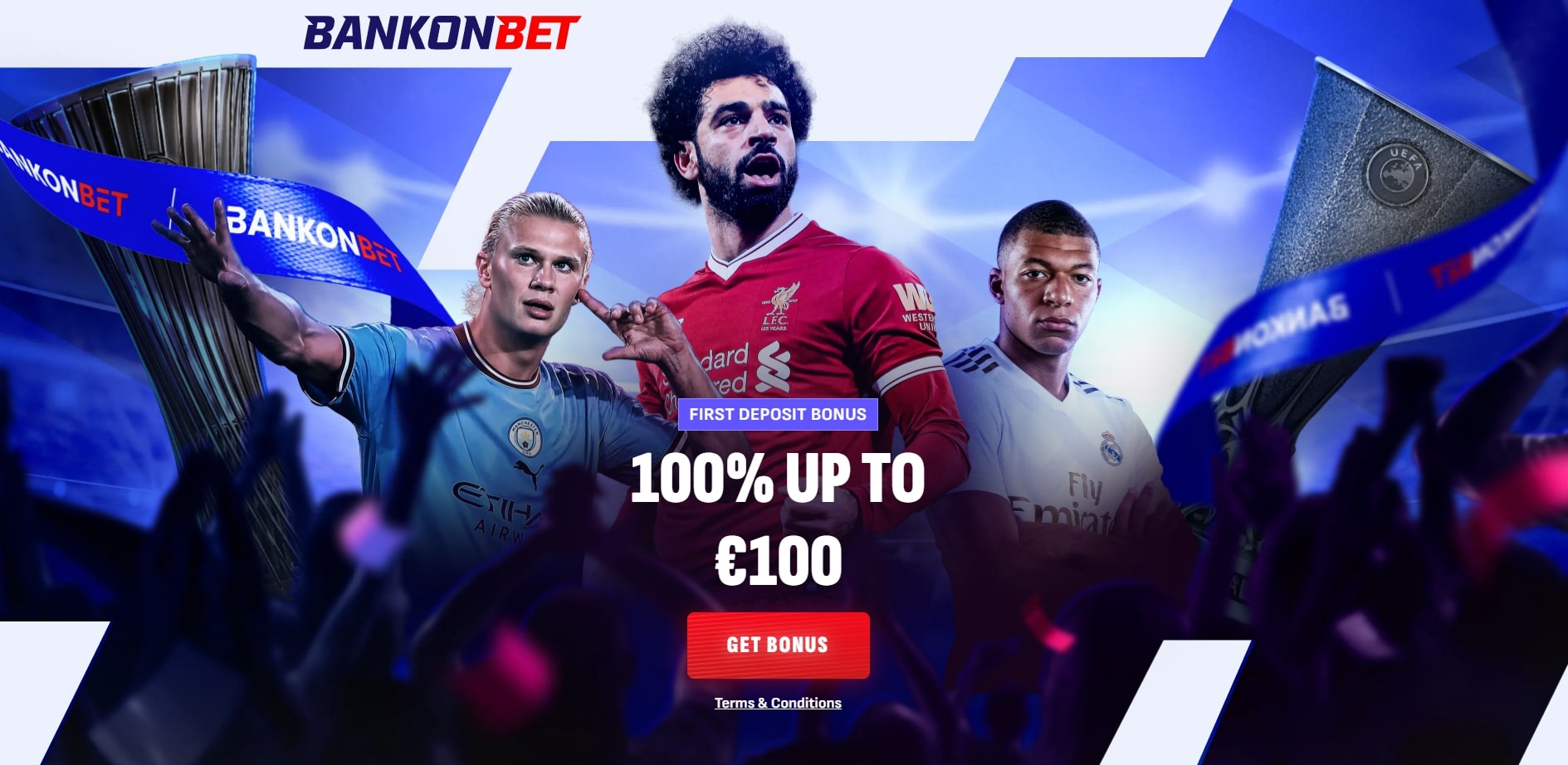 BankonBet Sportsbook Welcome Bonus - 100% up to €100
