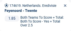 Football betting tip #2 – December 21, 2025