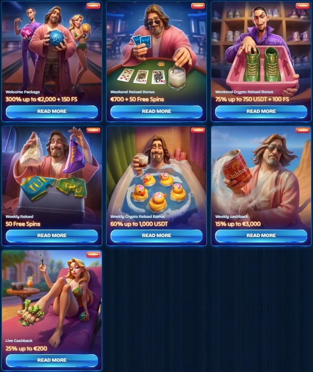 Dude Spin Casino Offers