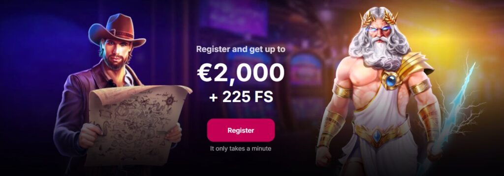 NV Casino Welcome Bonus - 100% up to €500 + 100 Free Spins