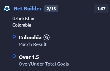 Football betting tip #2 – June 18, 2026