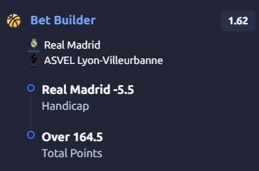 Basketball betting tip #2 – October 15
 2026